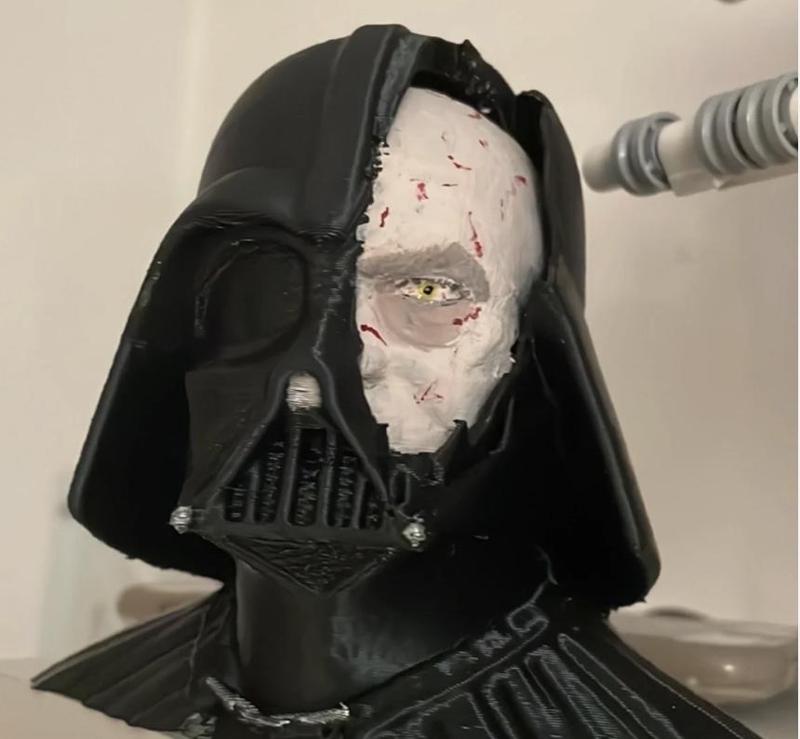 Darth Vader Broken Helmet
