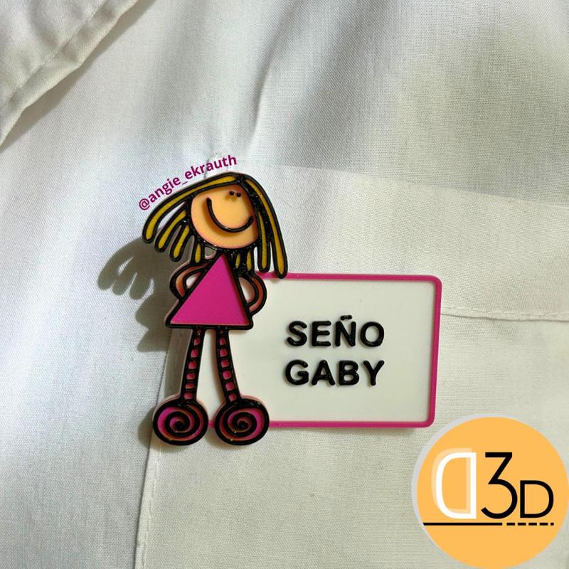 Pack: Pin identifier version baby girl and baby boy + pin only - customizable