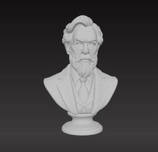 bust of a professor