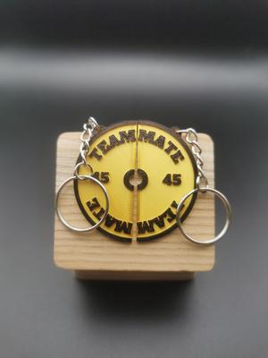 TEAMMATE crossfit key ring