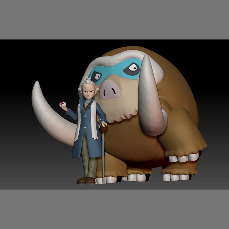 Pokemon johto Gym Leader Pryce