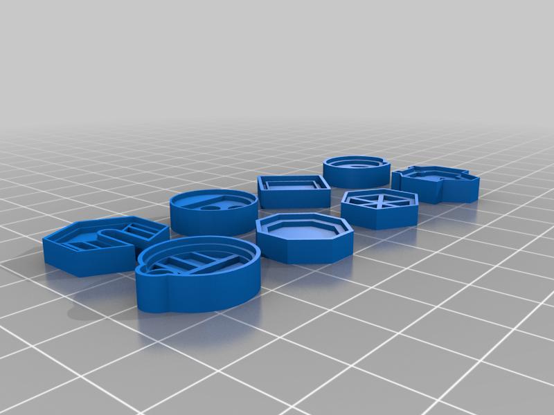 Pokemon - Gym Badges - Johto