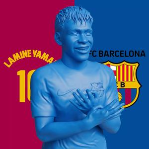 LAMINE YAMAL - FC BARCELONA FOOTBALL PLAYER 3D PRINT