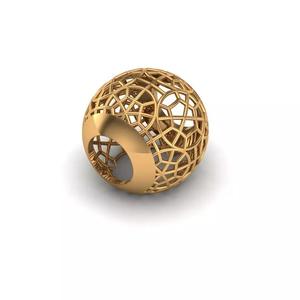 Jewelry gold - plated ball bead