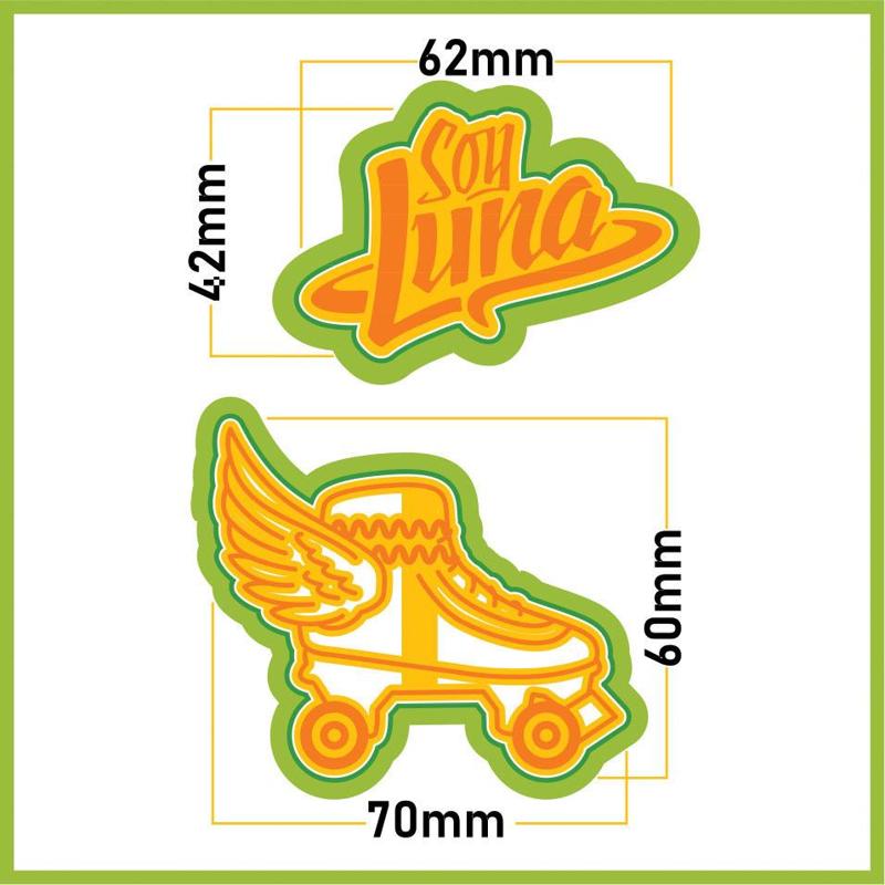 Cookie Cutter - Cookie Cutter - Soy Luna Logo and Skateboard SMALL