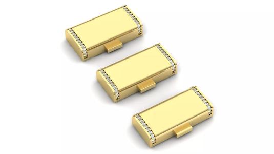 PACK Cuban Locks with Diamonds Sides 11mm 12mm 13mm