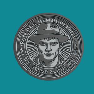 Randle McMurphy Print Model Randle McMurphy Medallion Randle McMurphy Wall Decor