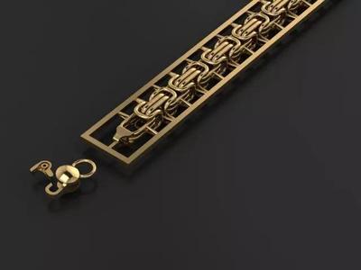One piece fusion  is cast directly 3D print king chain