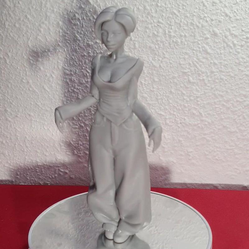 Pin up Urban Skateboarder in Baggy