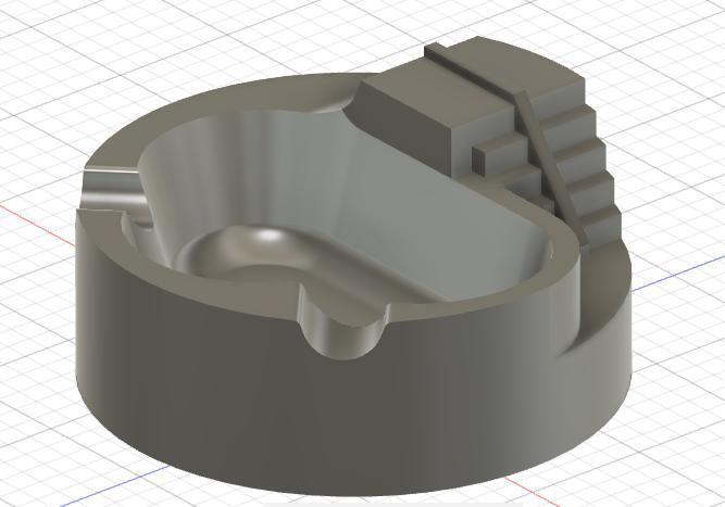 Skatepark ashtray ashtray