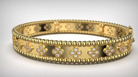 Van Cleef - Perlee clovers bracelet