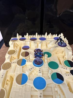 Unmatched inspired 3d hanging gardens map,  from volume 2