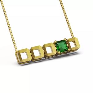Geometric necklace