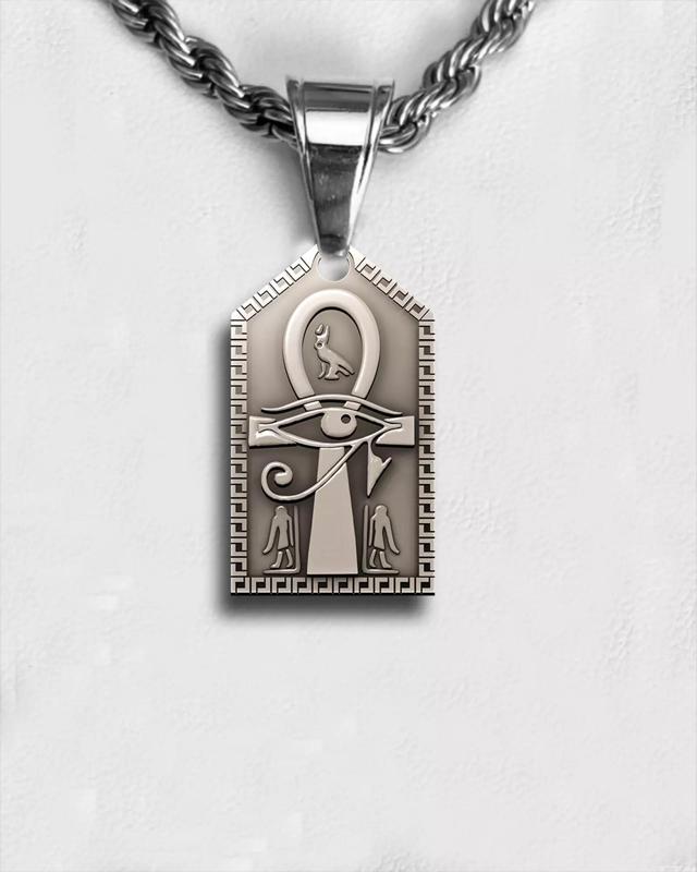 Egyptian Ankh Cross  Pendant Necklace  Egypt jewelry