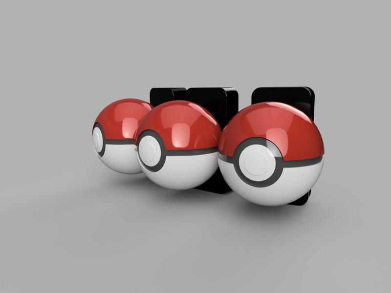 Pokeball Belt balls with sliders