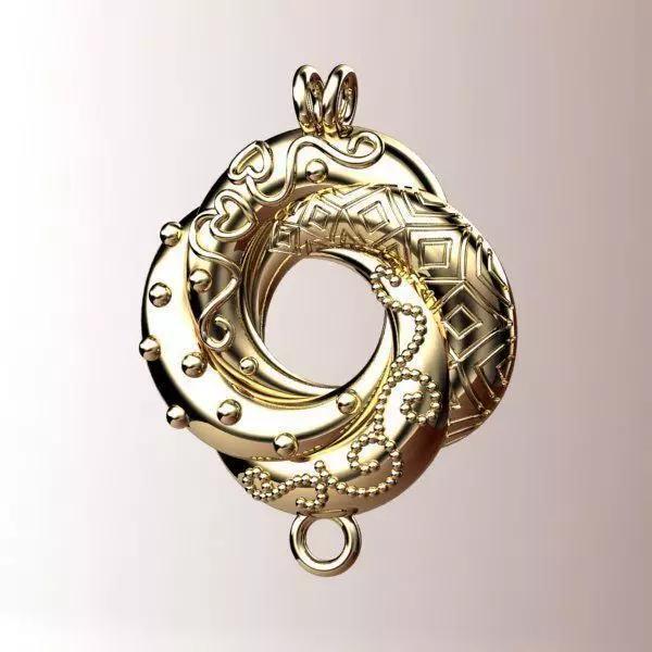 Algerian Love Knot necklace - inspired by James Bond movie