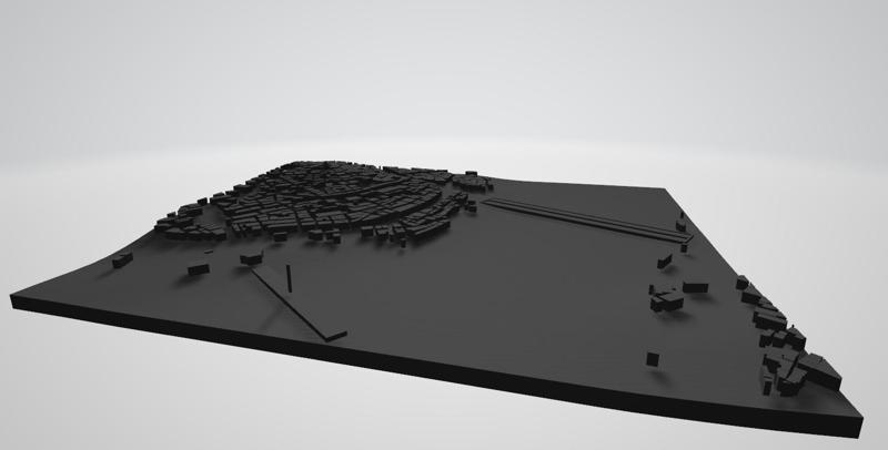 Istanbul/Beyoglu 3D City Model Stl