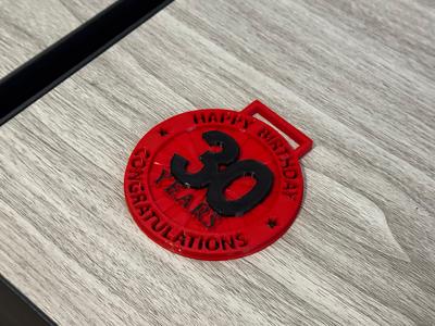30th Birthday Medal
