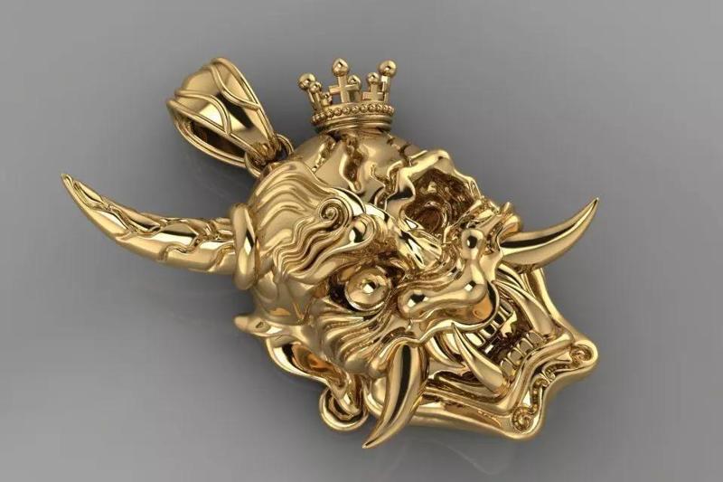 PENDANT DEMON SKULL