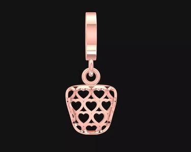 14a Heart Charm Bracelets