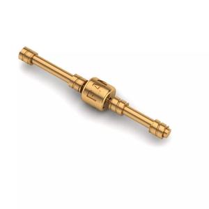 Jewelry teflon-coated brass threaded adapter