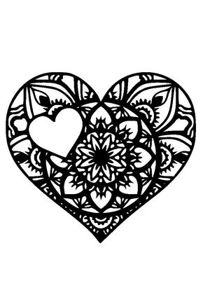 WALL DECORATION _ HEART _ MANDALA _ WALL DECORATION _ HEART.