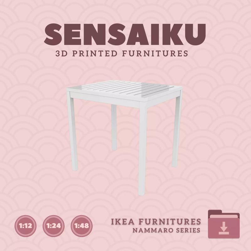 NAMMARO Table V1 for Miniature Dollhouse - IKEA - 3D Print