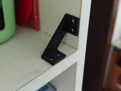 90-degree support angle bracket