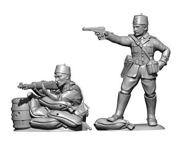 Spanish Civl War and Rif War captain and sniper of Regulares