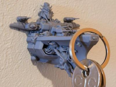Gundam Ship Keychain