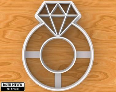Diamond Ring Cookie Cutter