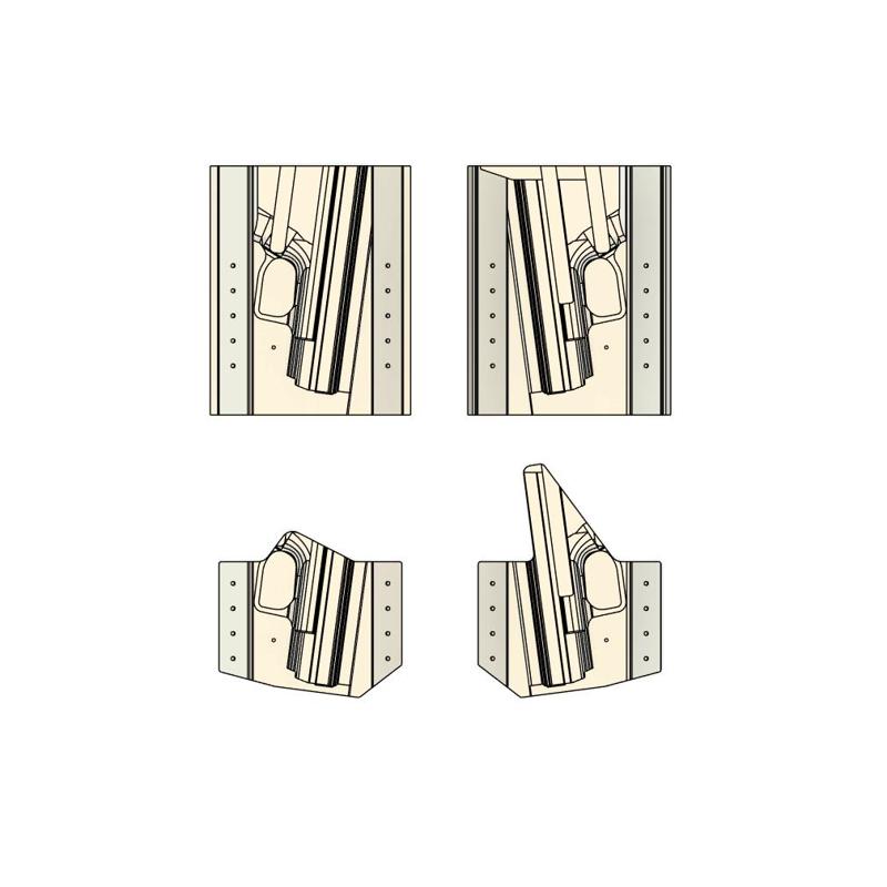 Smith & Wesson Shield X OWB Pancake Holster Mold with TrimJigg