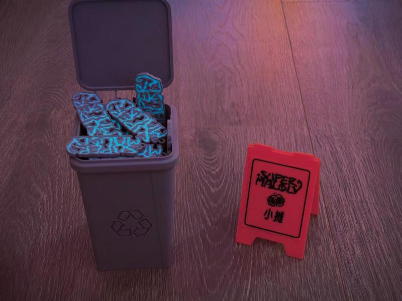 Super Monkey Project Glow-in-the-dark Keychain