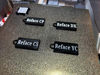 Yamaha Reface Zipper Tags  for Case - CP DX CS YC