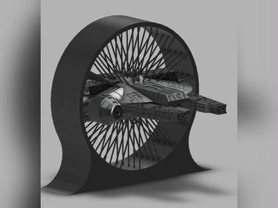 Mini Millennium Falcon Display Stand