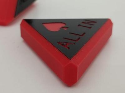All in - Chip for Poker and Blackjack (18 grams !)