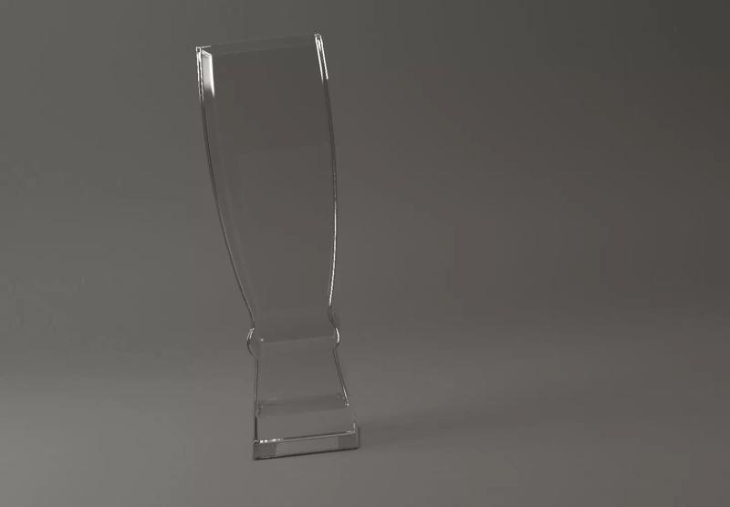 GLASSWARE---Square Beer Glass 001