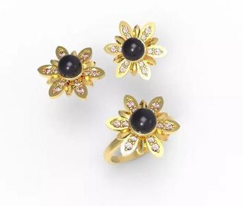 jewelry set  Flowers