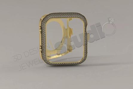 Apple iWatch series 6 44mm cover with diamonds