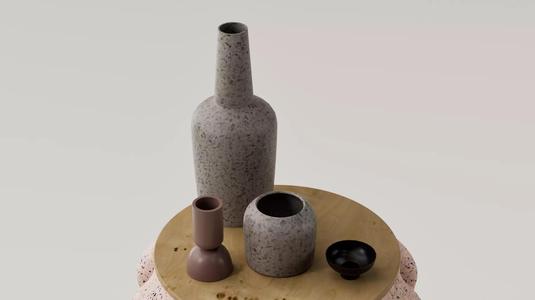 SET JARRONES DECORATIVOS - FLOREROS - VASOS