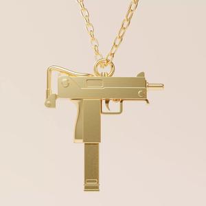 UZI SMG  pendant  detail 3D print model