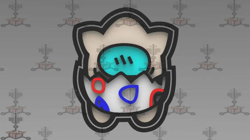 Togepi Pokeamong Cookie Cutter