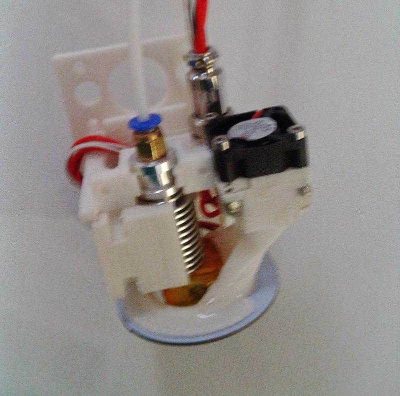 Quick Release J-head bowden carriage with LED Ring