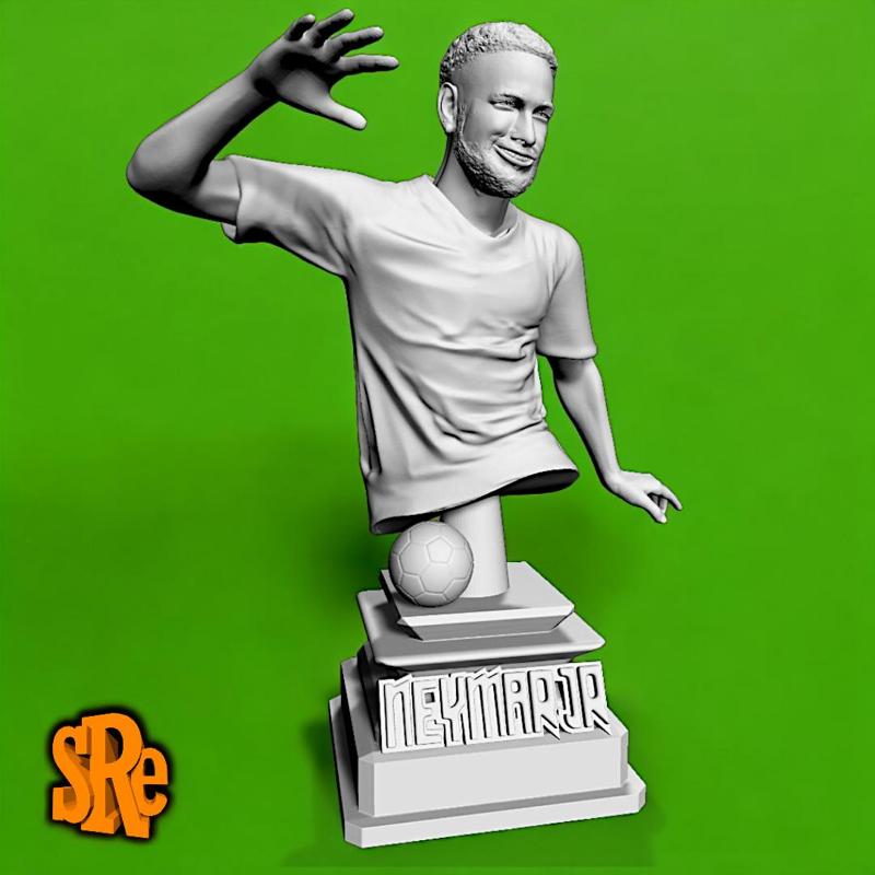 Bust Neymar da Silva Santos Júnior Neymar Jr.