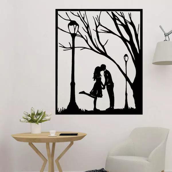 Love in The Park 2D Wall Design