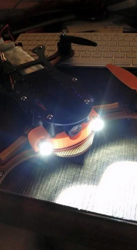 VoodooQuad VDQ250 Dual LED Headlight Holder - Brighter than LED Strips!