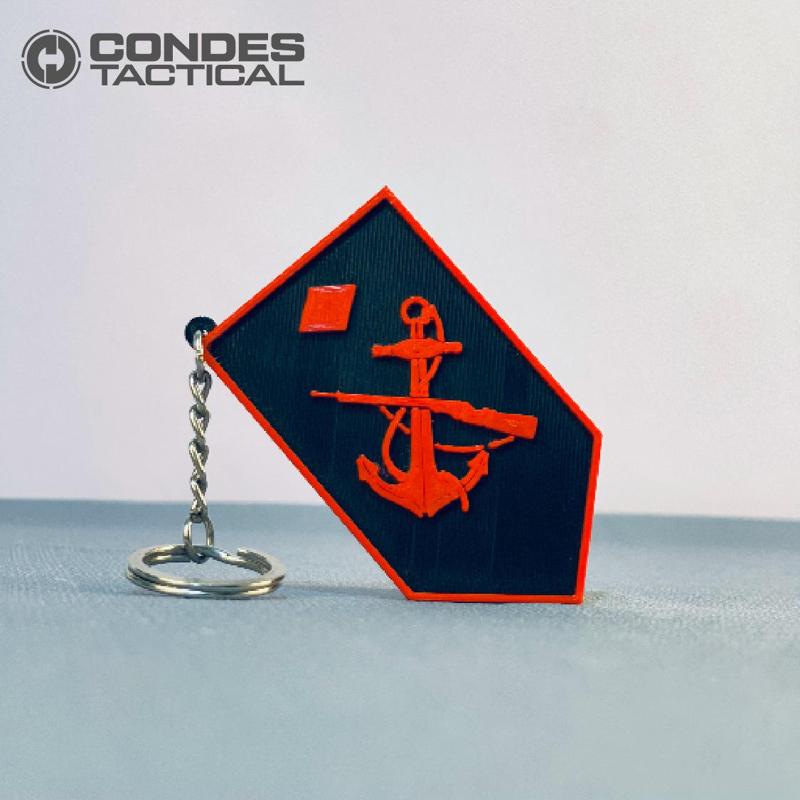 LLAVERO CABO SEGUNDO (KEYCHAIN) - INFANTERÍA DE MARINA COLOMBIA.