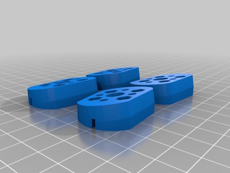 Tilted Motormounts for Mini H-Quad FourOut