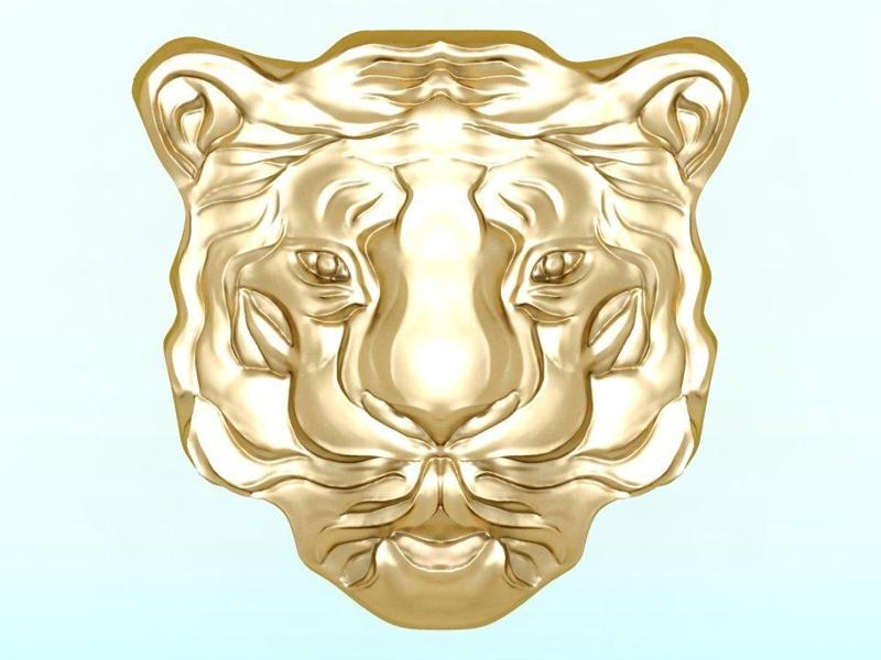 Tigers face for jewelry - Tiger for jewelry - N842