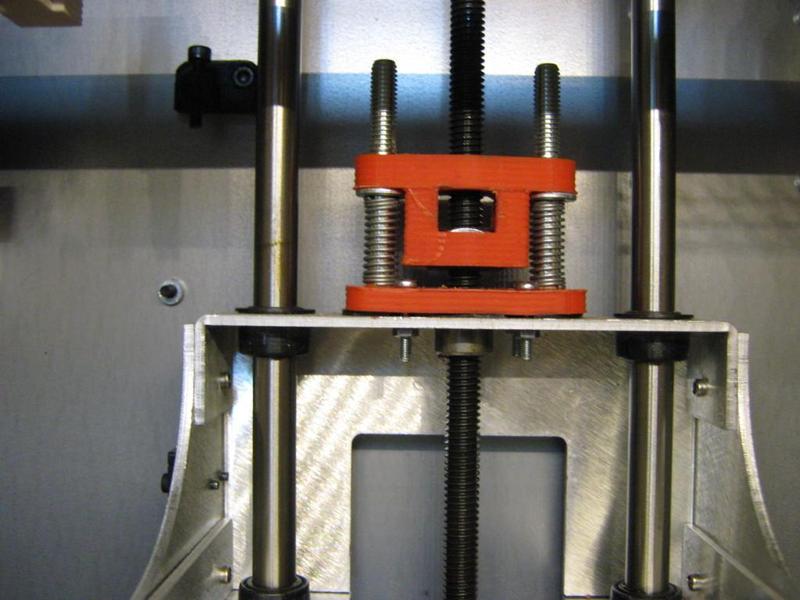 Solidoodle 3  Z axis anti-backlash nut.